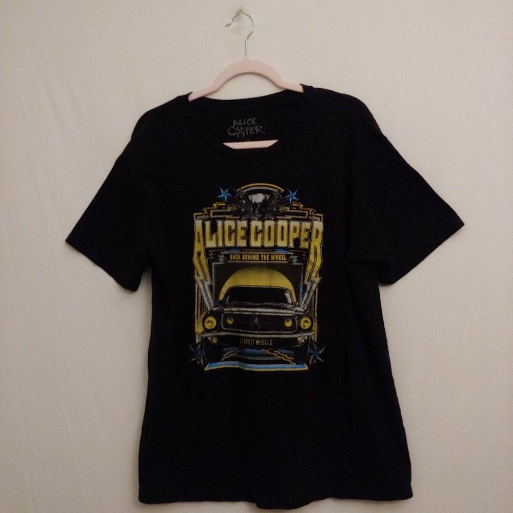 Alice Cooper Back Behind the Wheel band tour 2021 tshirt - Picture 1 of 8